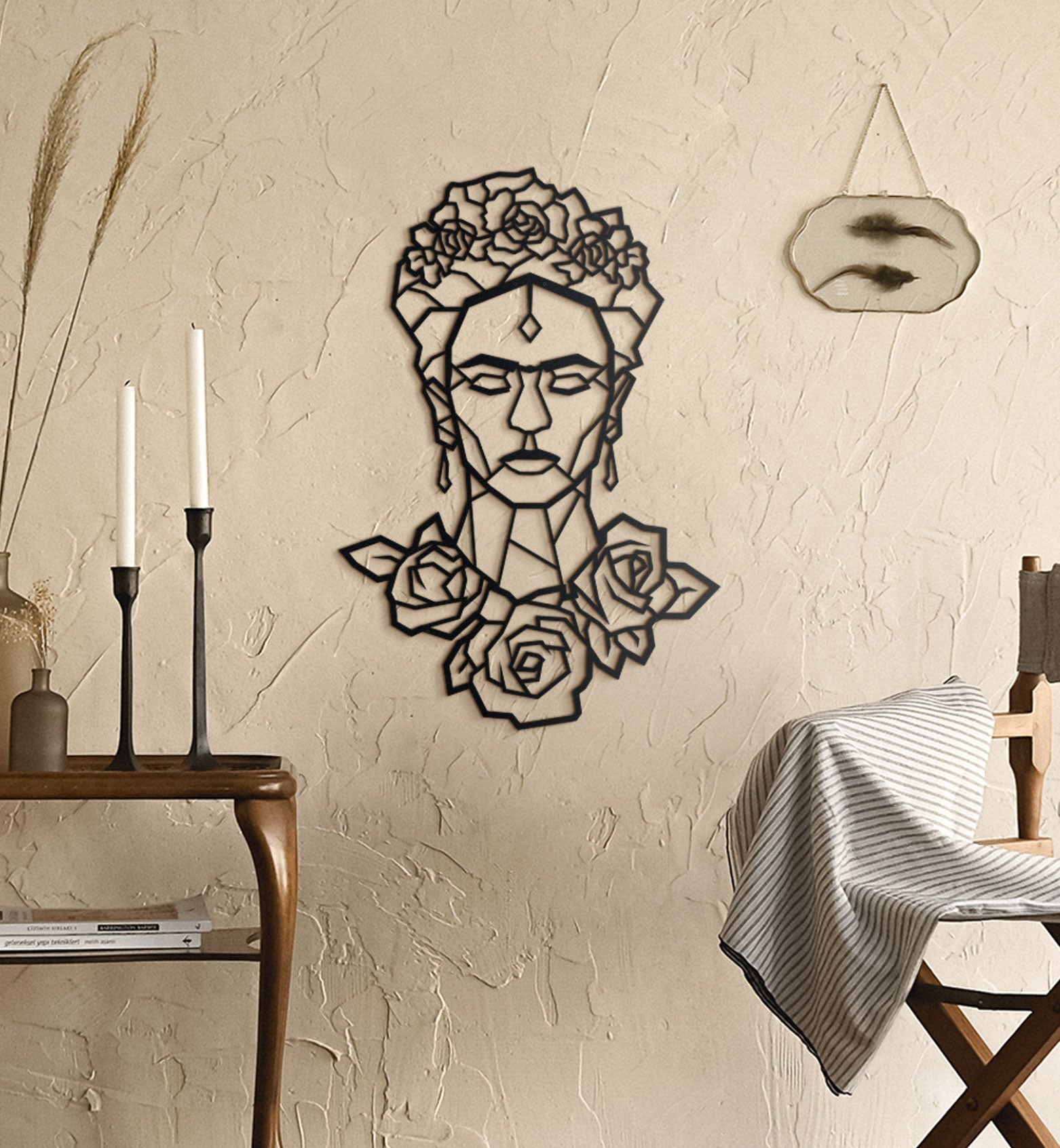 Frida Metal Duvar Dekoru