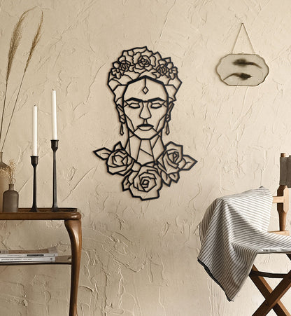 Frida Metal Duvar Dekoru