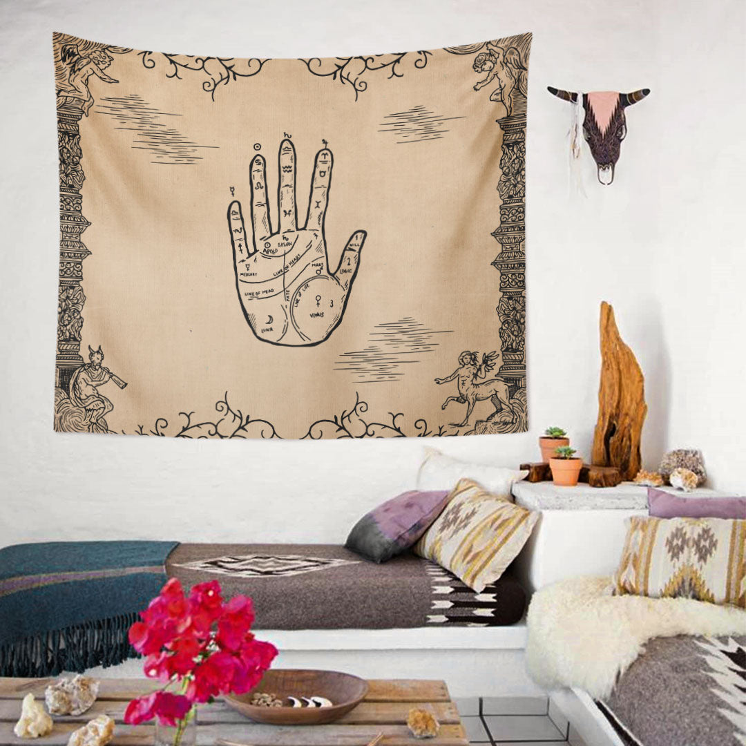 WALLHANG | Palmistry | Duvar Örtüsü | wallhang.com.tr