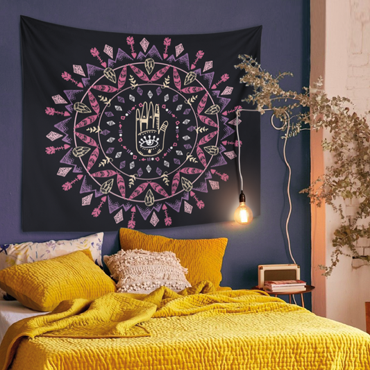 Hamsa Deep Wall Covering - 150cm x 130cm 