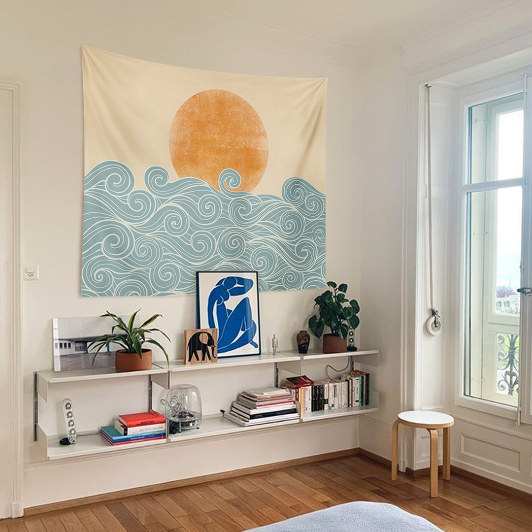 Ocean Wave Duvar Örtüsü