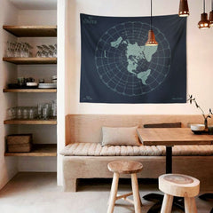 WALLHANG | Flat Earth Map | Duvar Örtüsü | wallhang.com.tr