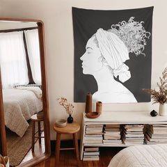 WALLHANG | Woman Face | Duvar Örtüsü | wallhang.com.tr