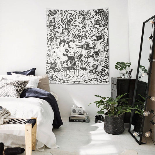 WALLHANG | Crazy People City | Duvar Örtüsü | wallhang.com.tr