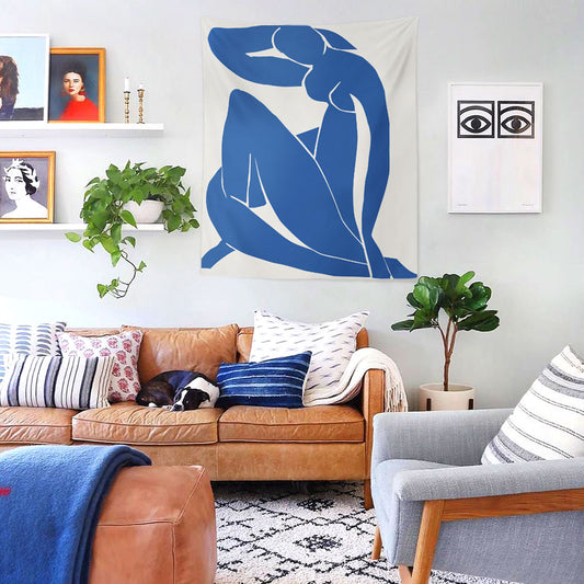 WALLHANG | Blue Nude II | Duvar Örtüsü | wallhang.com.tr