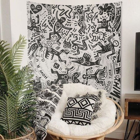 WALLHANG | Crazy People City | Duvar Örtüsü | wallhang.com.tr