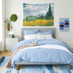 WALLHANG | Wheat Field with Cypresses | Duvar Örtüsü | wallhang.com.tr