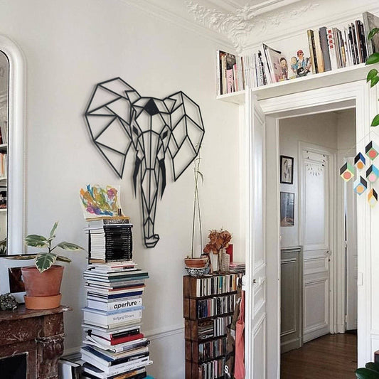 Elephant Metal Wall Decoration