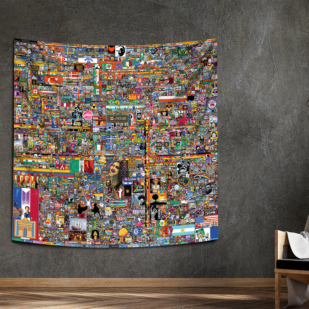 r/place  Reddit Duvar Örtüsü