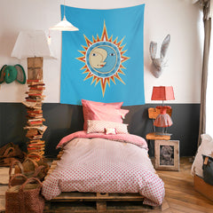 WALLHANG | Sunrise and Moonset | Duvar Örtüsü | wallhang.com.tr